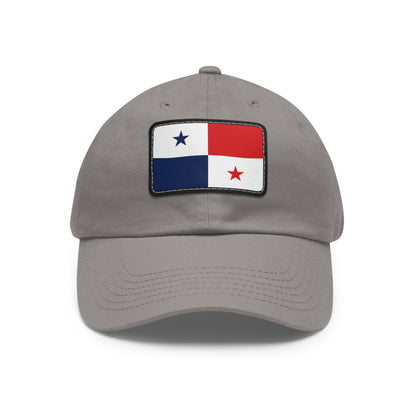 Panama Leather Patch Hat