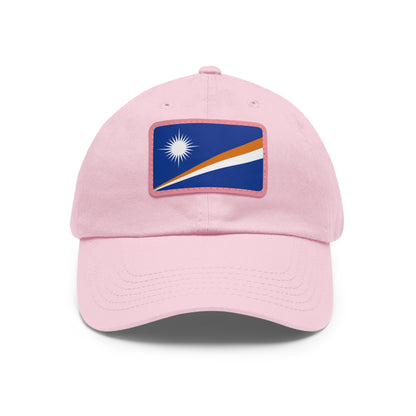 Marshall Islands Leather Patch Hat