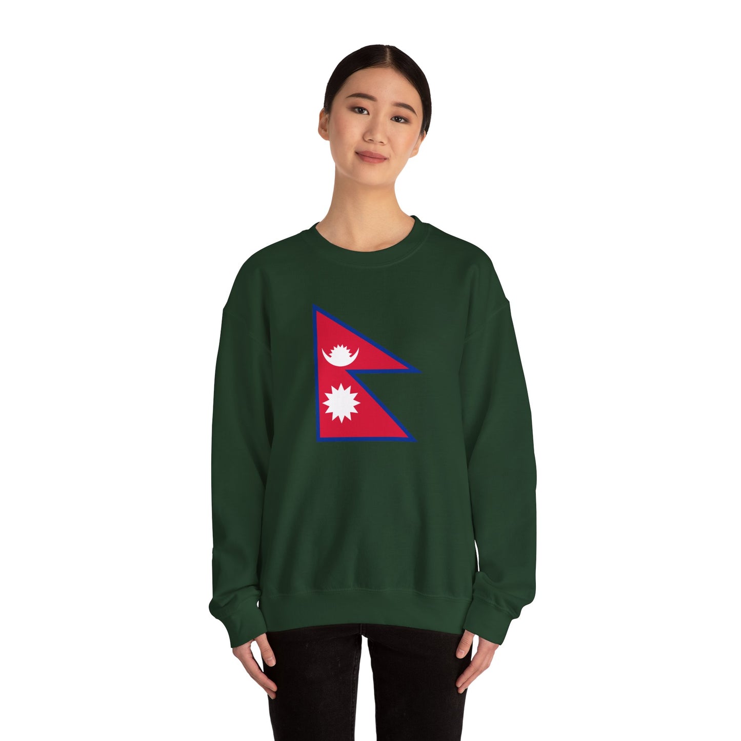 Nepal Flag Sweatshirt