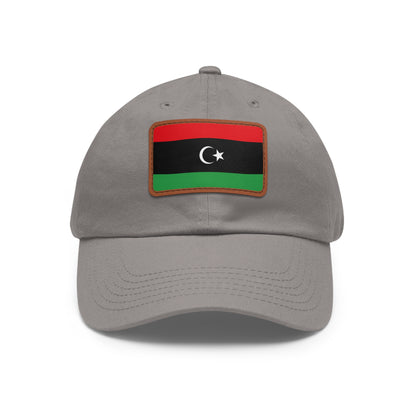 Libya Leather Patch Hat