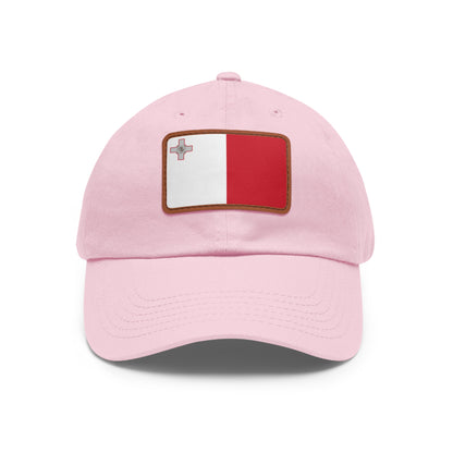 Malta Leather Patch Hat