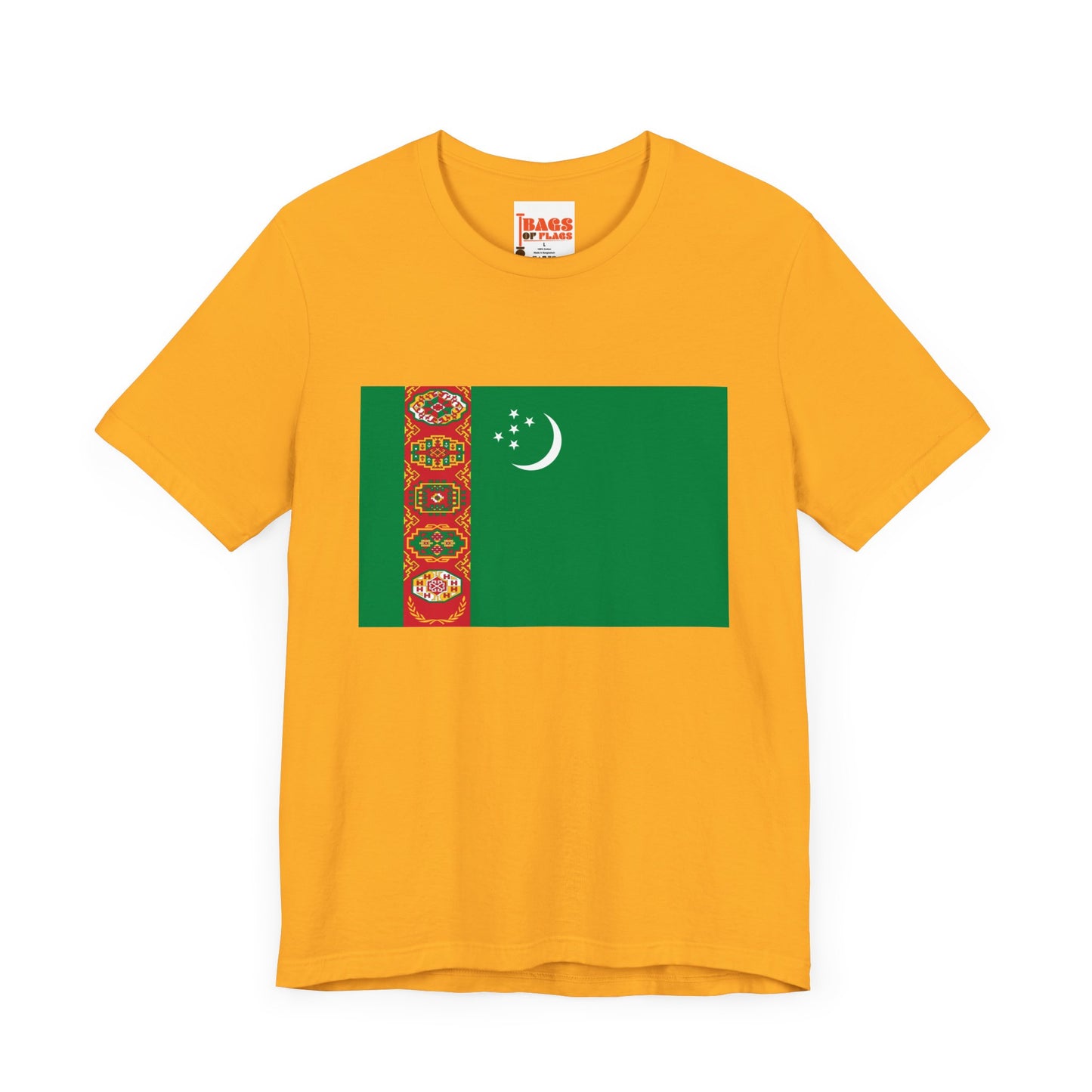 Turkmenistan Flag on T-shirt