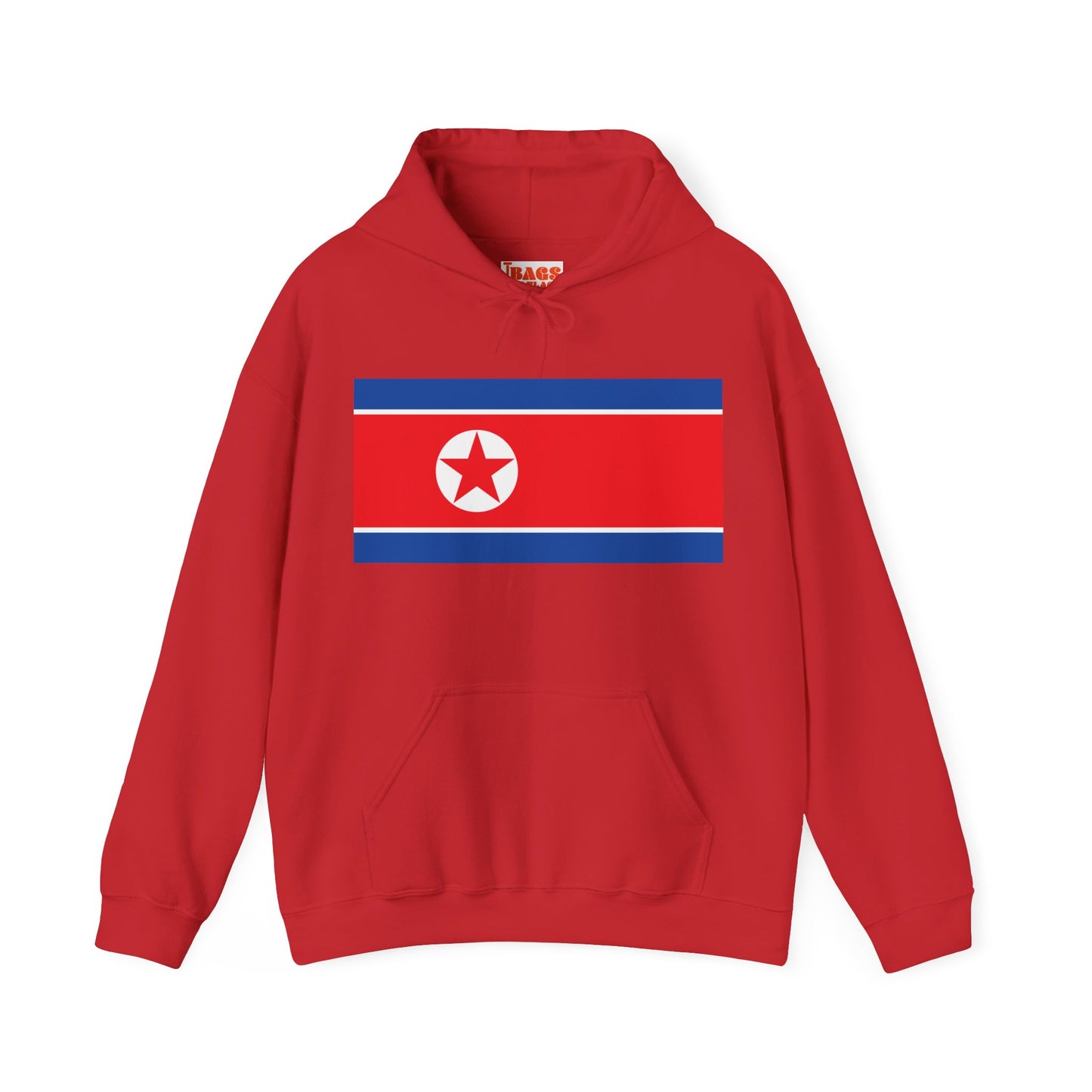 North Korea Flag on Hoodie