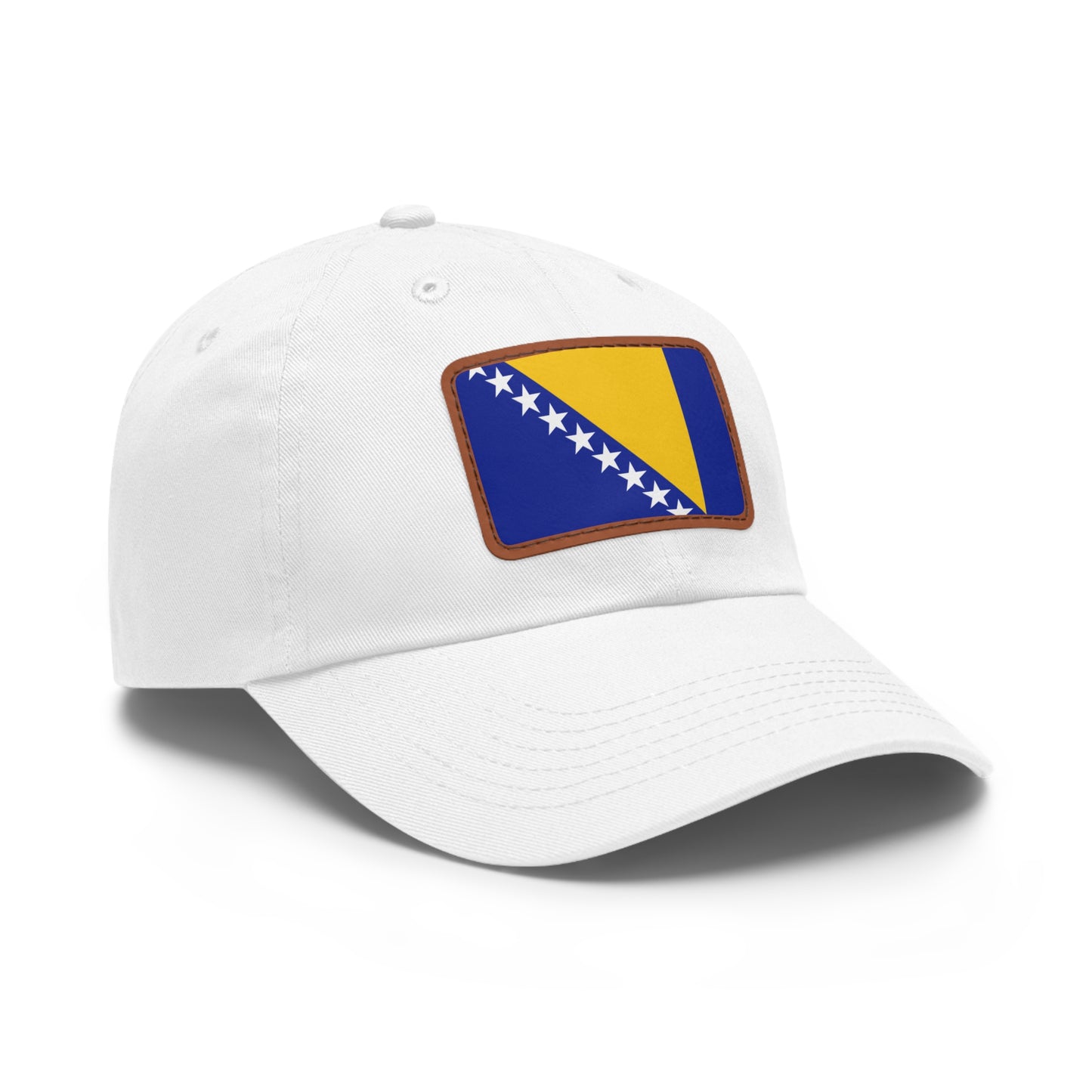 Bosnia and Herzegovina Leather Patch Hat