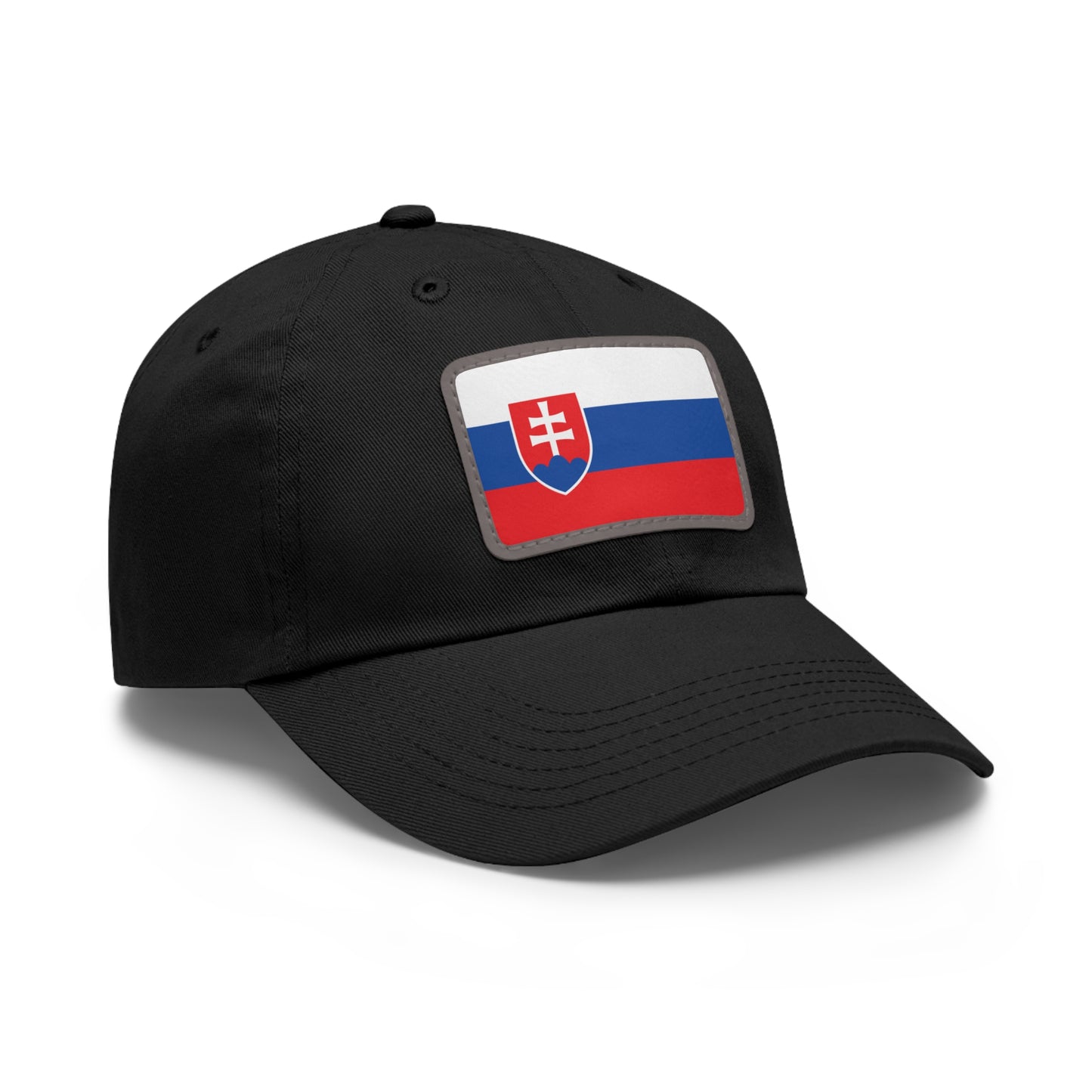Slovakia Leather Patch Hat
