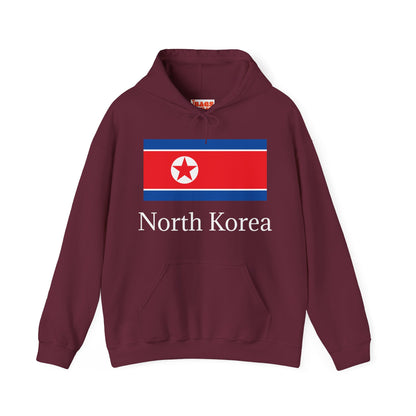North Korea Flag Hoodies