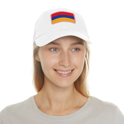Armenia Leather Patch Hat