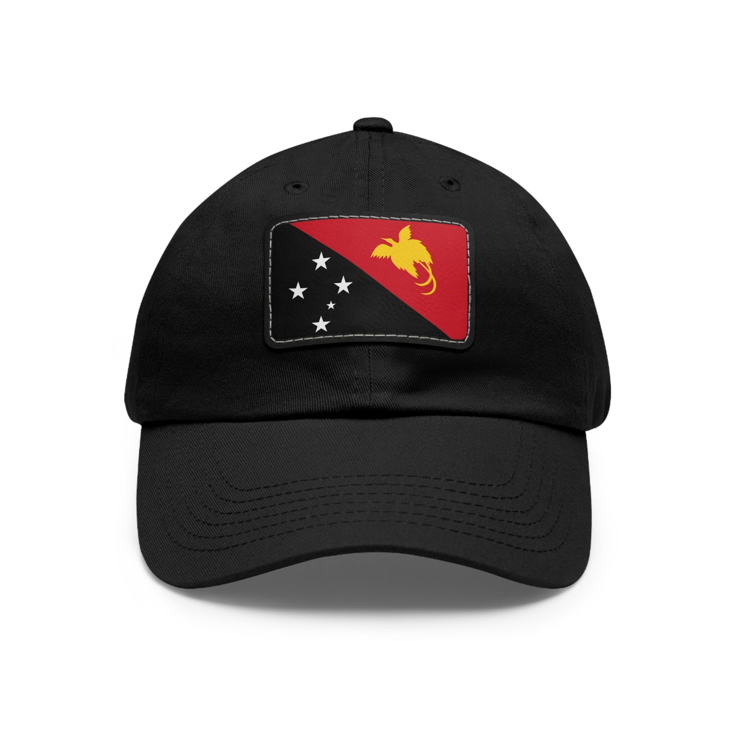 Papua New Guinea Leather Patch Hat