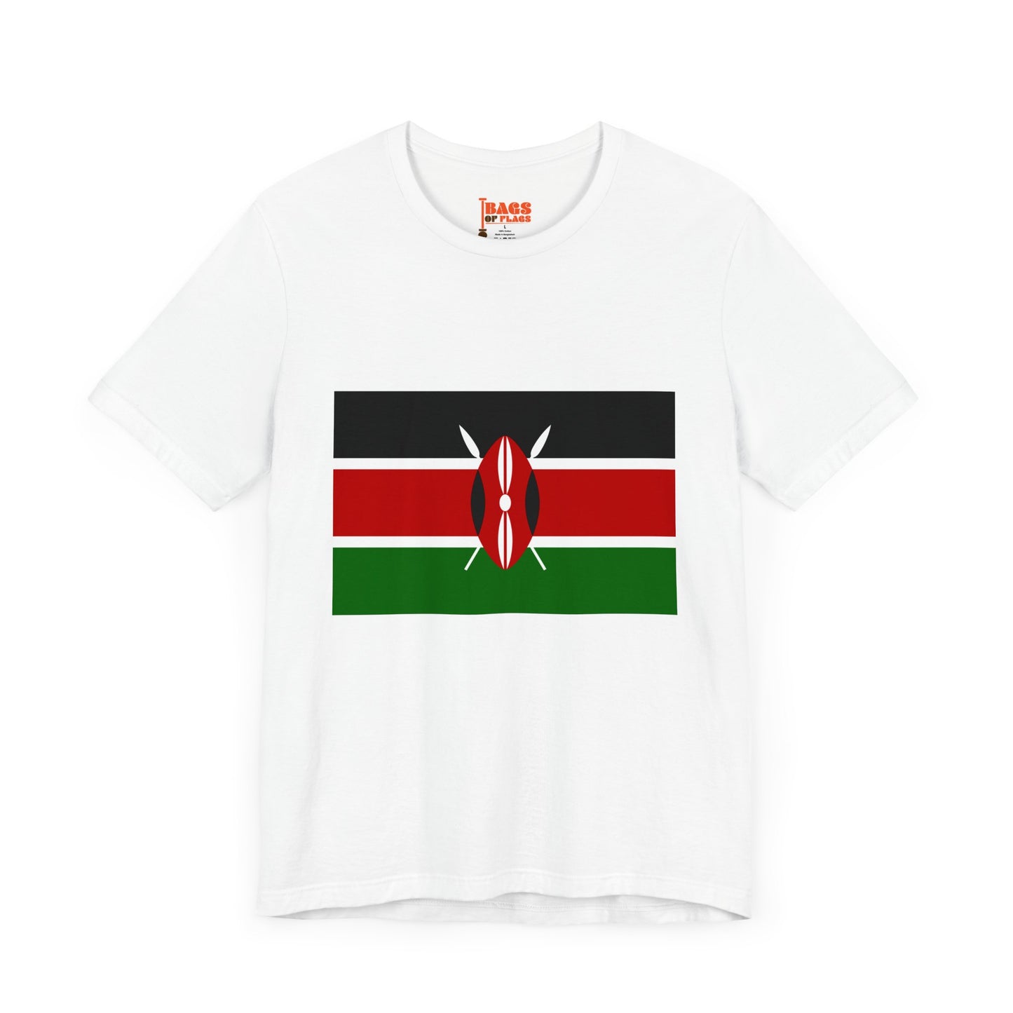 Kenya Flag on T-shirt