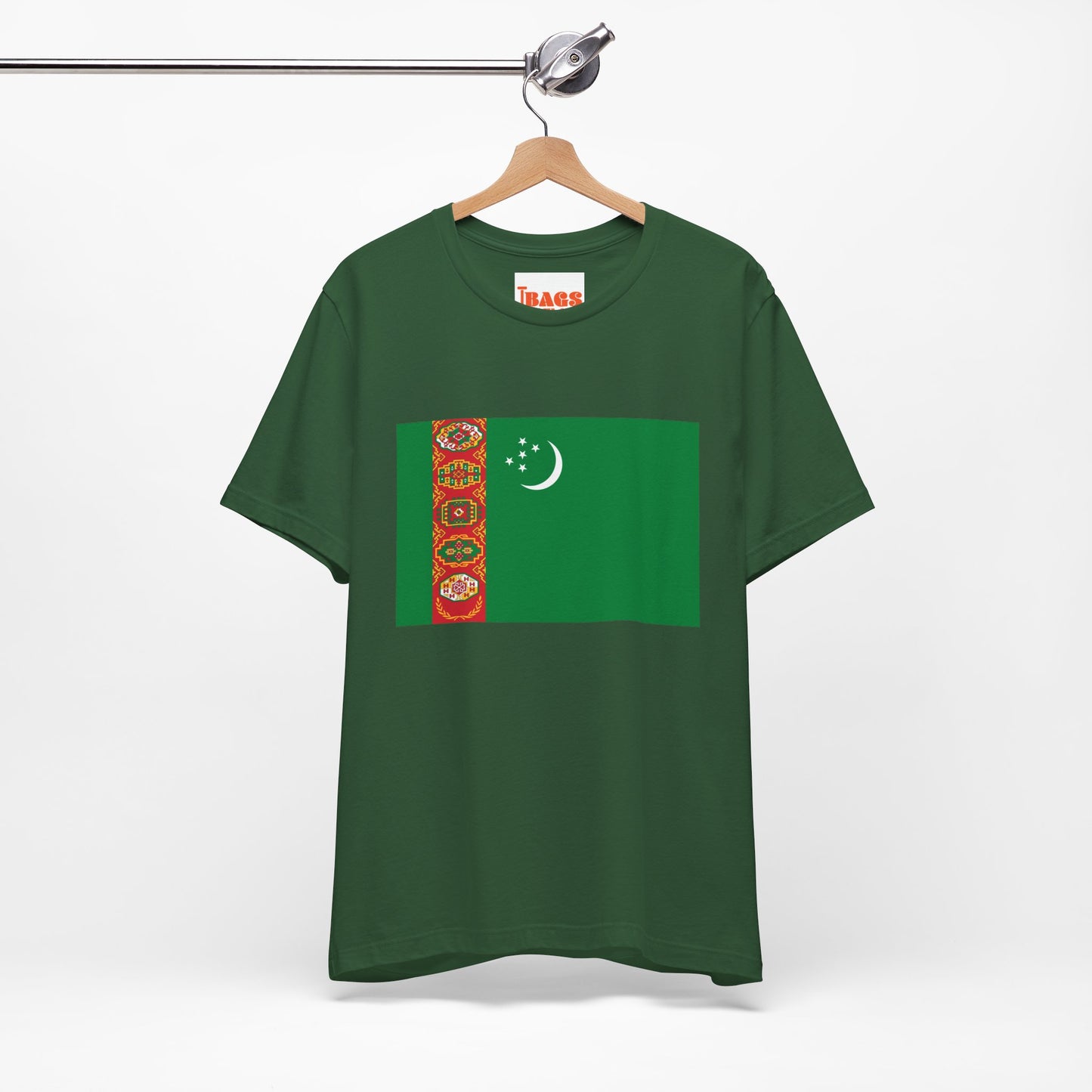 Turkmenistan Flag on T-shirt