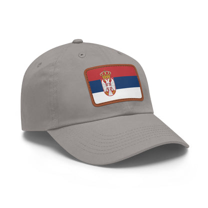 Serbia Leather Patch Hat
