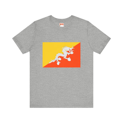 Bhutan Flag on T-shirt
