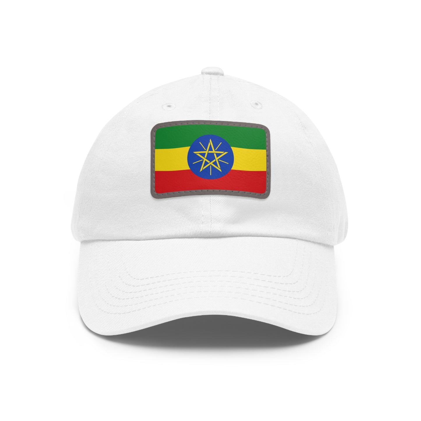 Ethiopia Leather Patch Hat