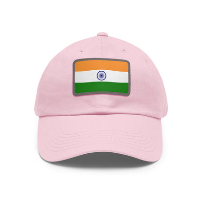 India Leather Patch Hat