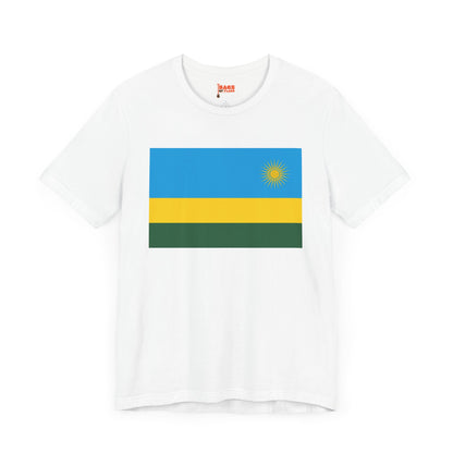 Rwanda Flag on T-shirt