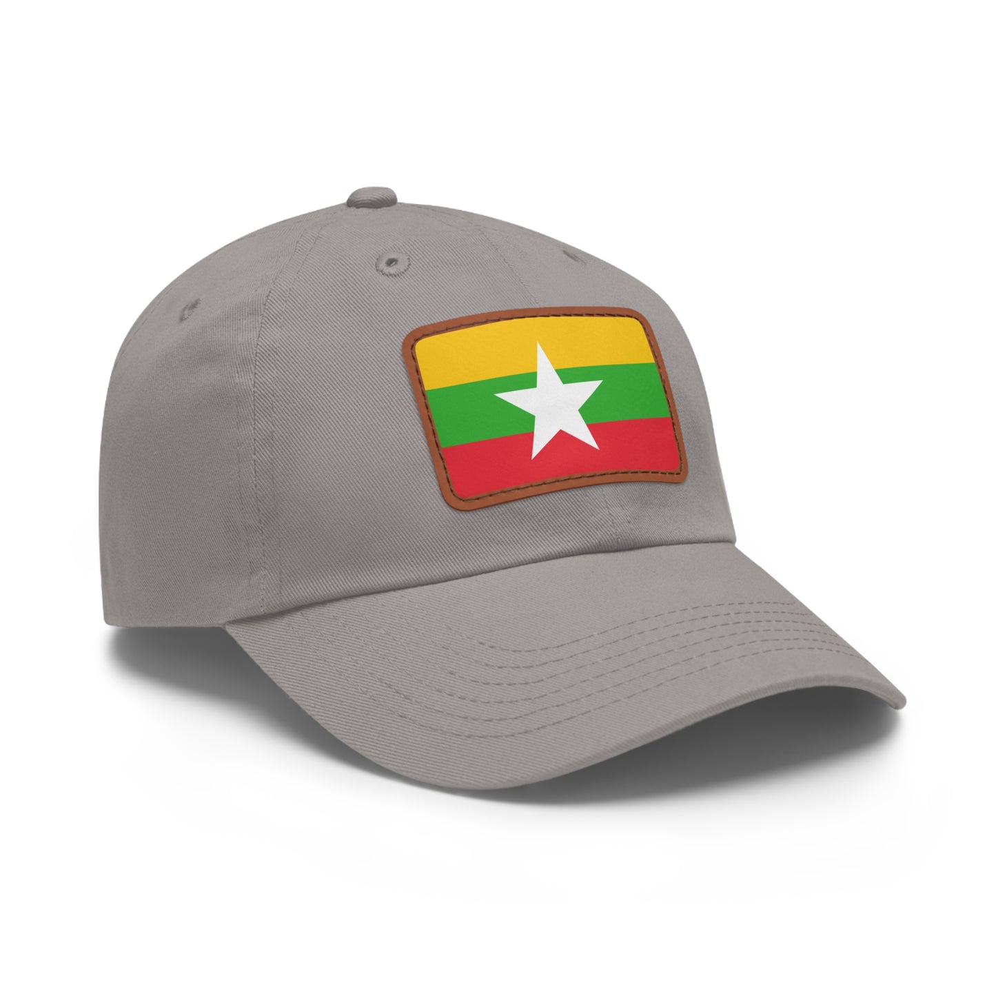 Myanmar Leather Patch Hat