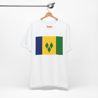 Saint Vincent and the Grenadines Flag on T-shirt