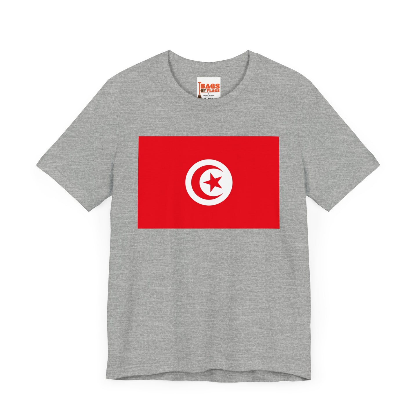 Tunisia Flag on T-shirt