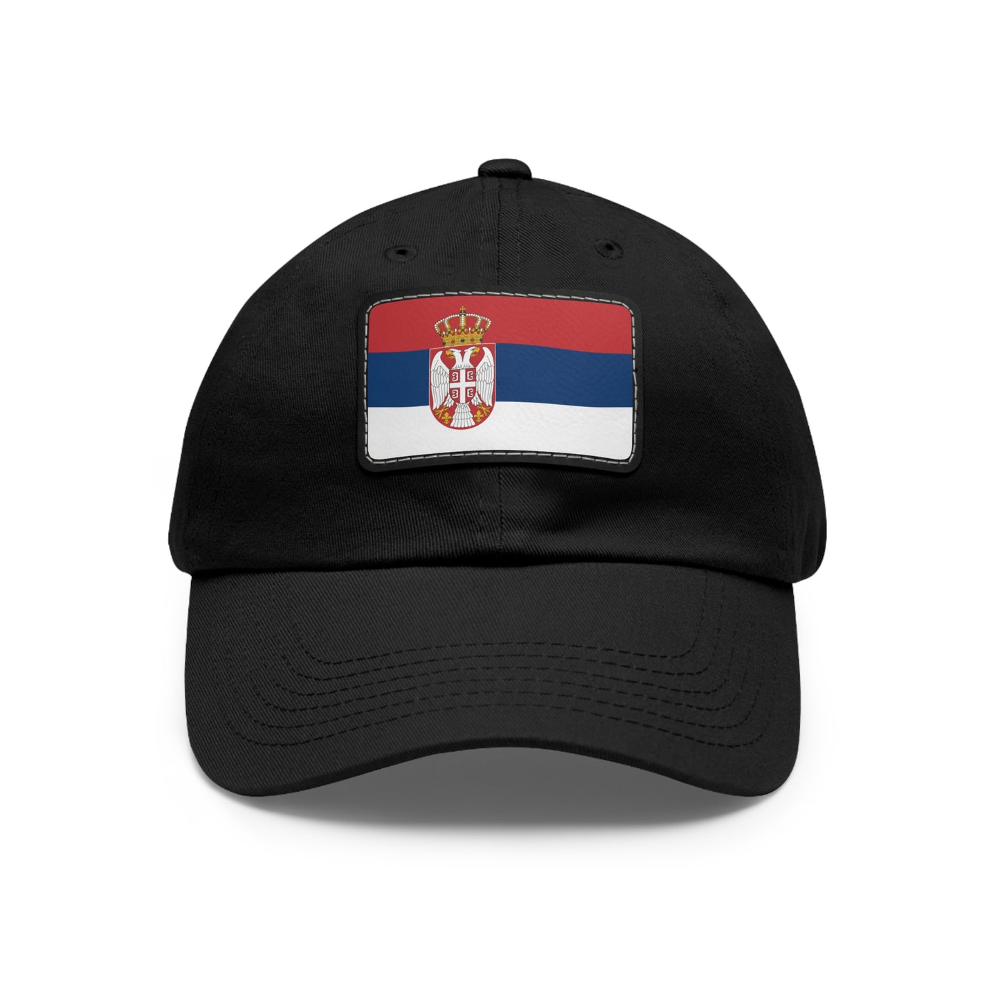Serbia Leather Patch Hat