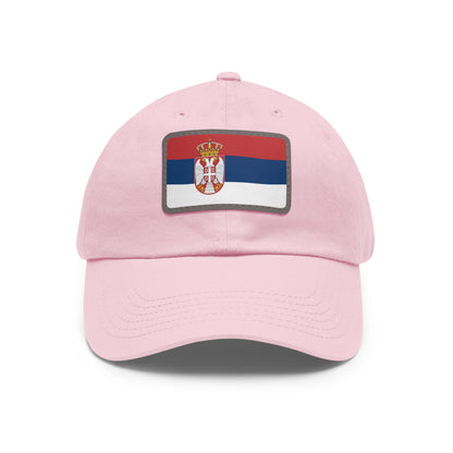 Serbia Leather Patch Hat