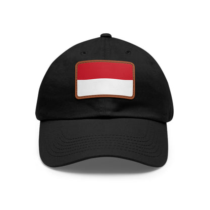 Monaco Leather Patch Hat