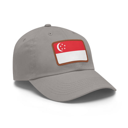 Singapore Leather Patch Hat