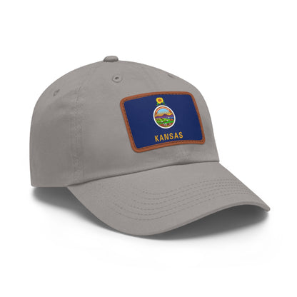 Kansas Leather Patch Hat