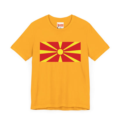 North Macedonia Flag on T-shirt