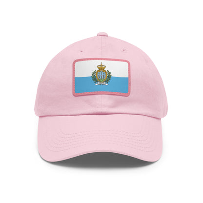 San Marino Leather Patch Hat