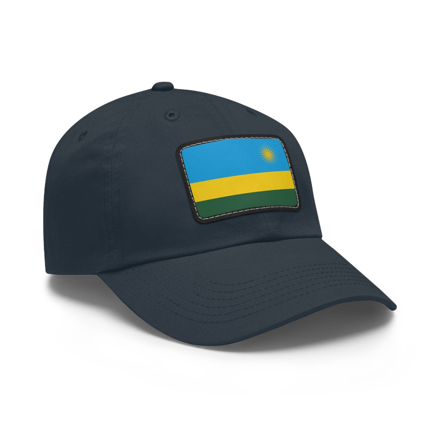 Rwanda Leather Patch Hat