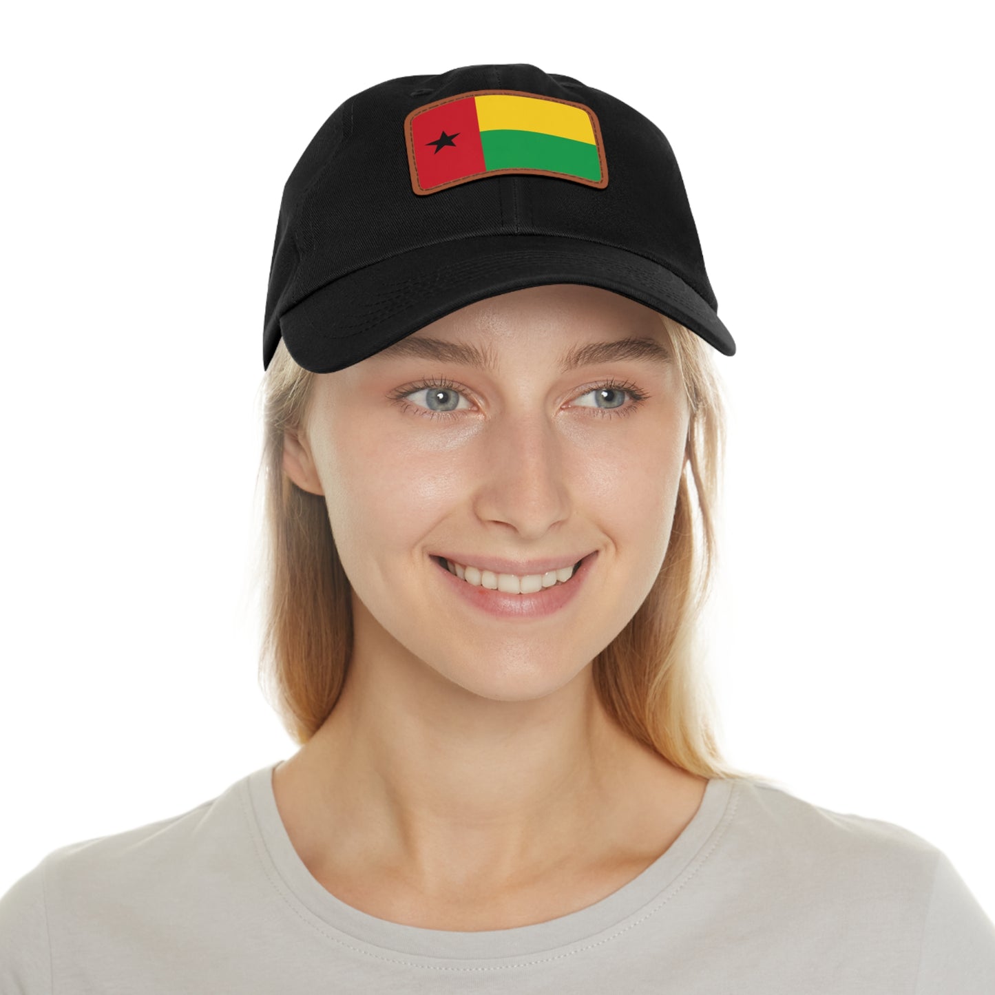 Guinea-Bissau Leather Patch Hat