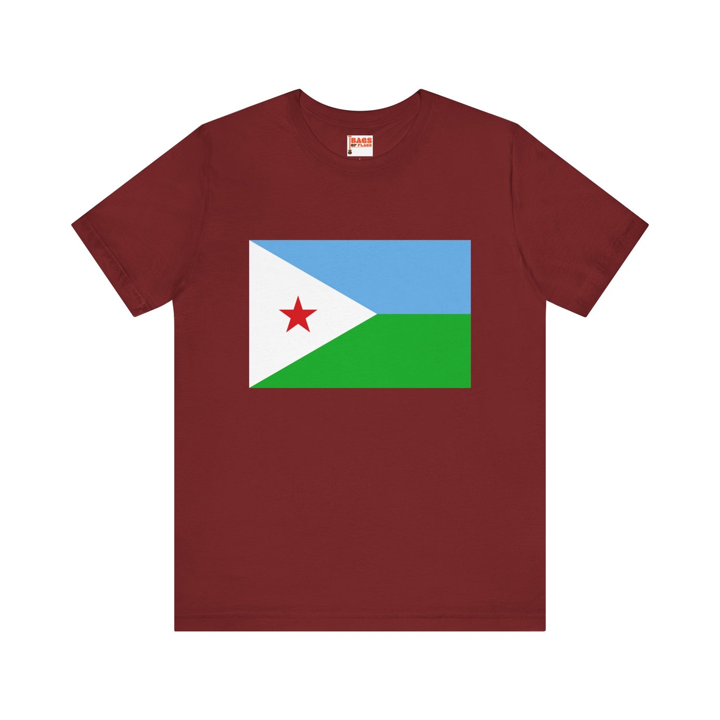 Djibouti Flag on T-shirt