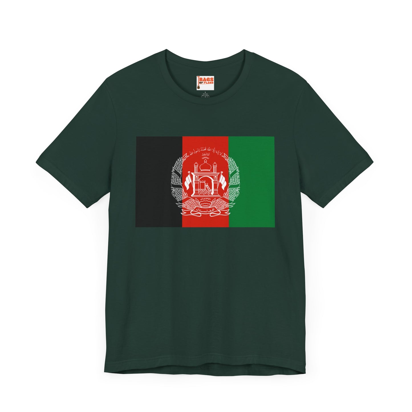 Afghanistan Flag on T-shirt