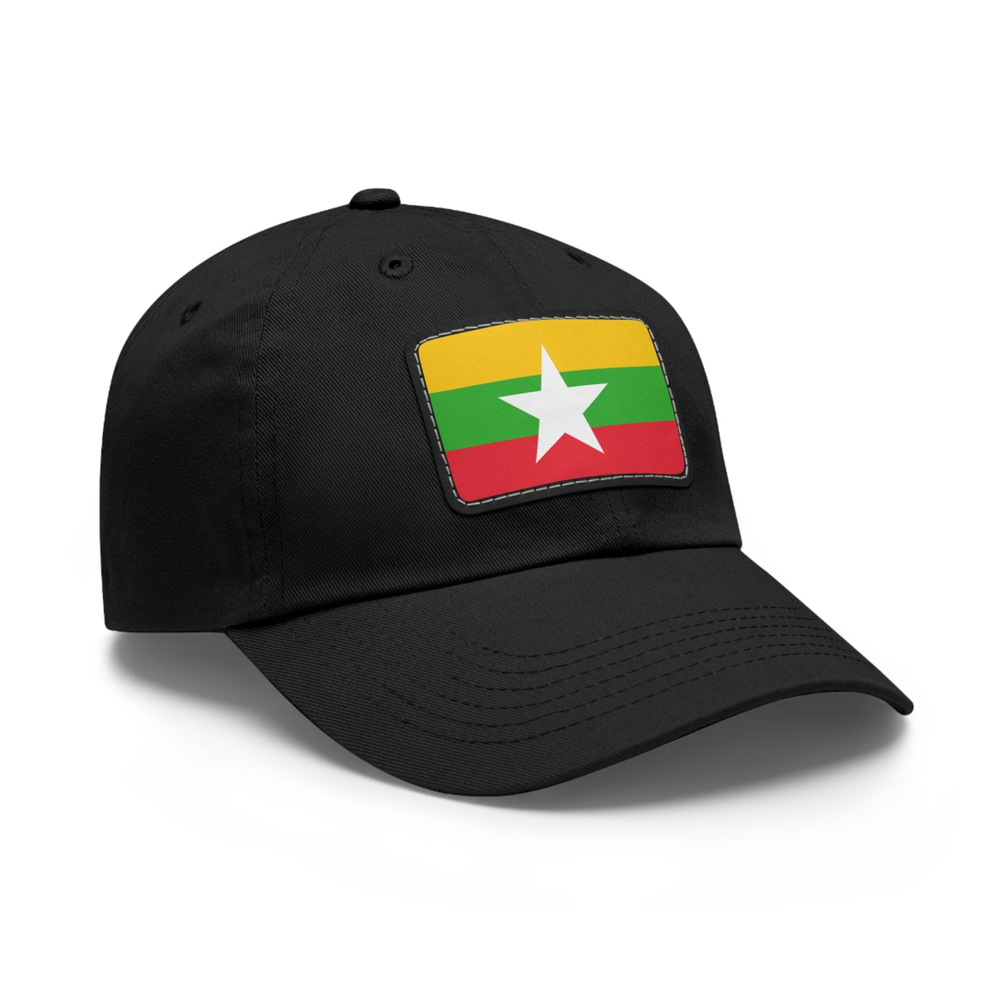 Myanmar Leather Patch Hat