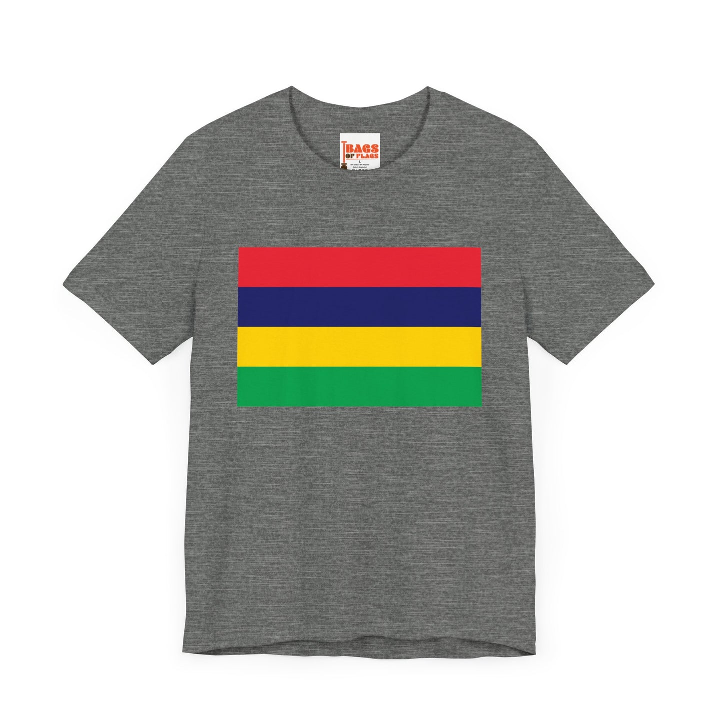 Mauritius Flag on T-shirt