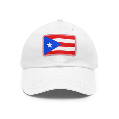 Puerto Rico Leather Patch Hat