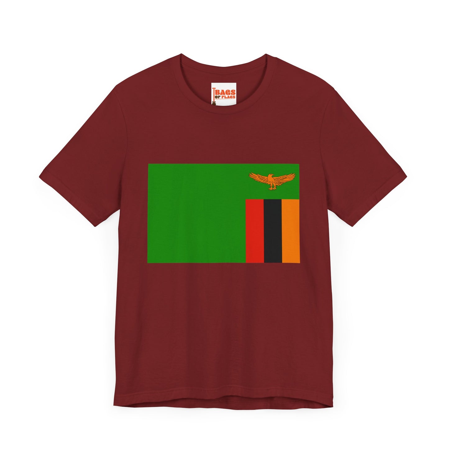 Zambia Flag on T-shirt