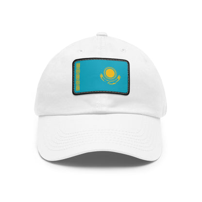 Kazakhstan Leather Patch Hat