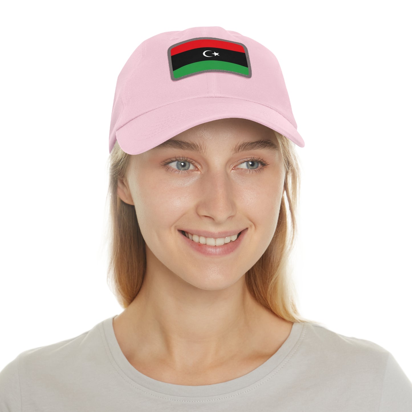 Libya Leather Patch Hat