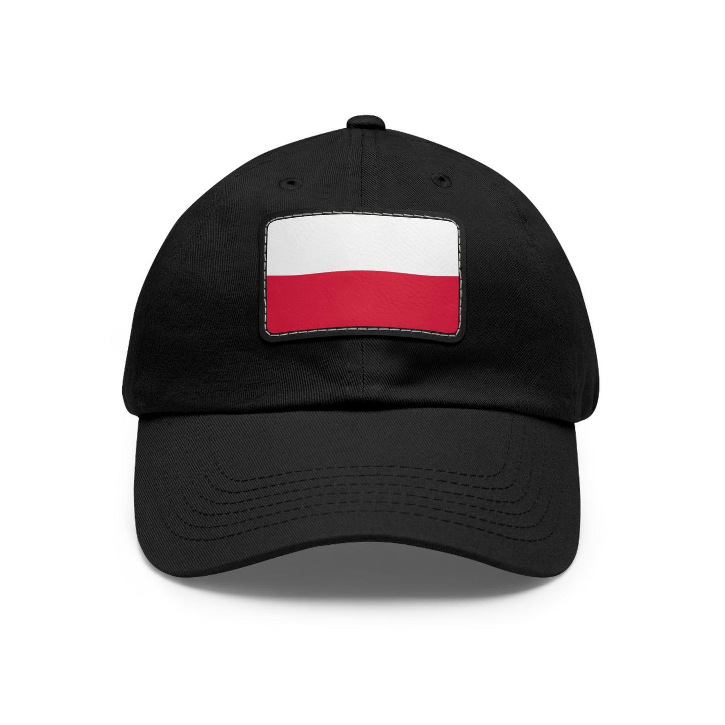 Poland Leather Patch Hat