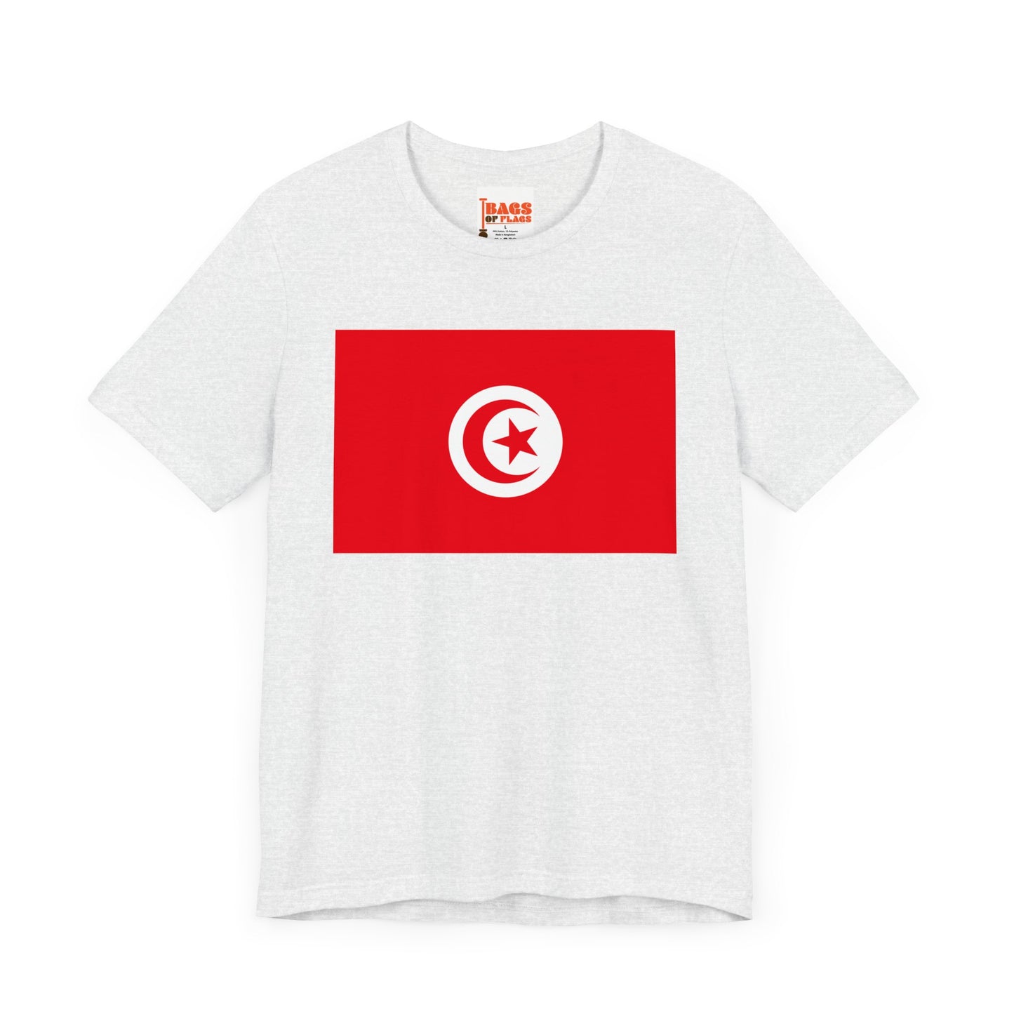 Tunisia Flag on T-shirt