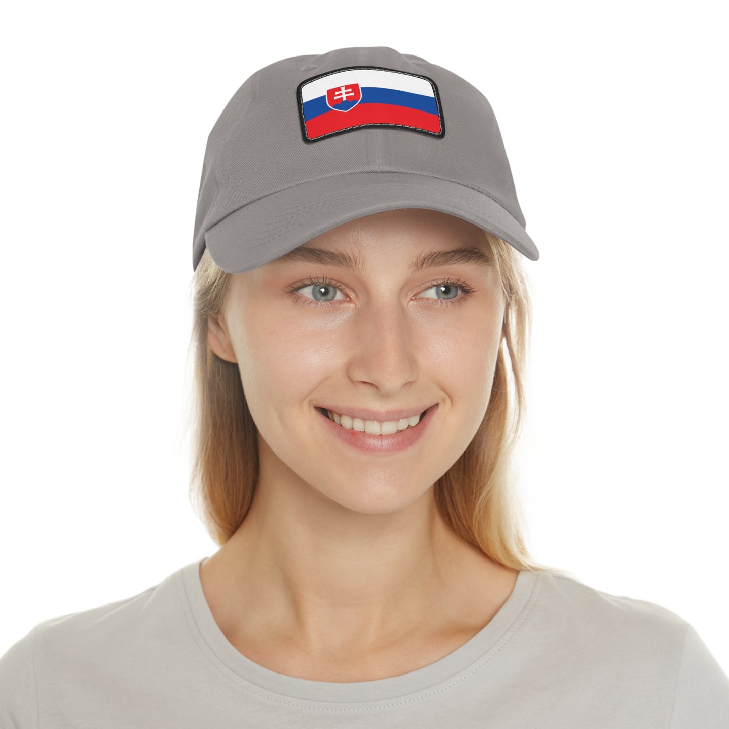 Slovakia Leather Patch Hat