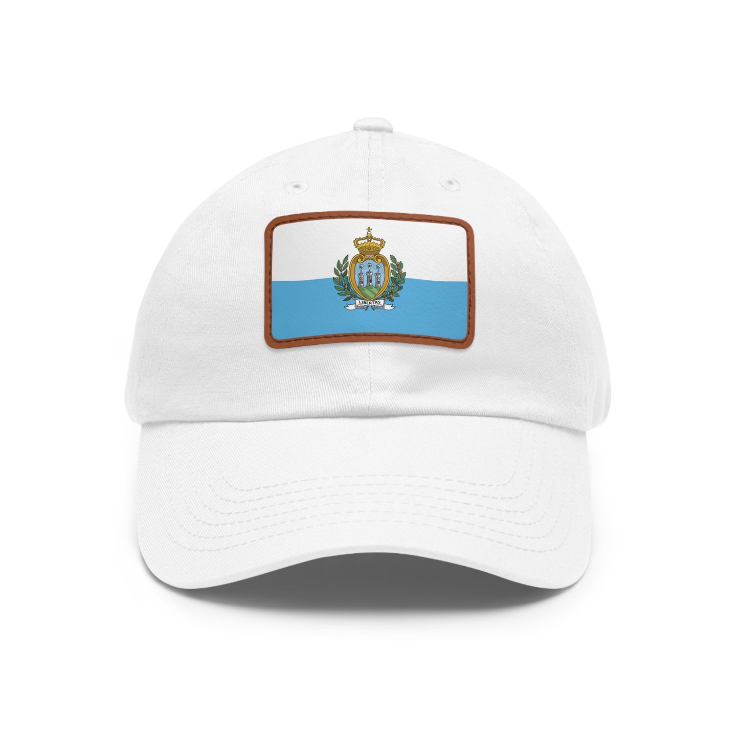 San Marino Leather Patch Hat
