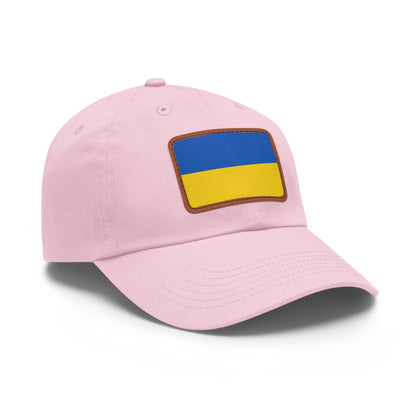 Ukraine Leather Patch Hat