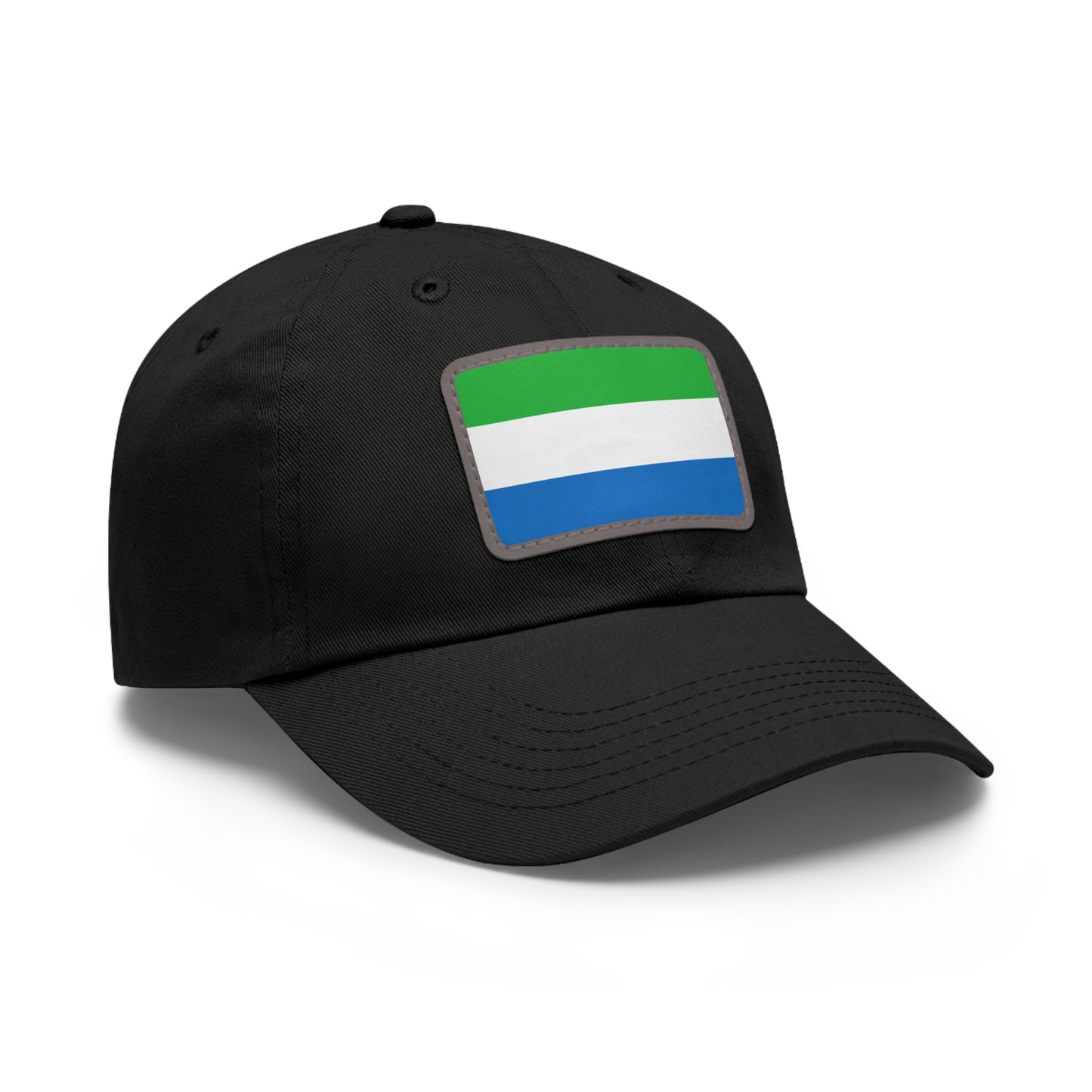 Sierra Leone Leather Patch Hat
