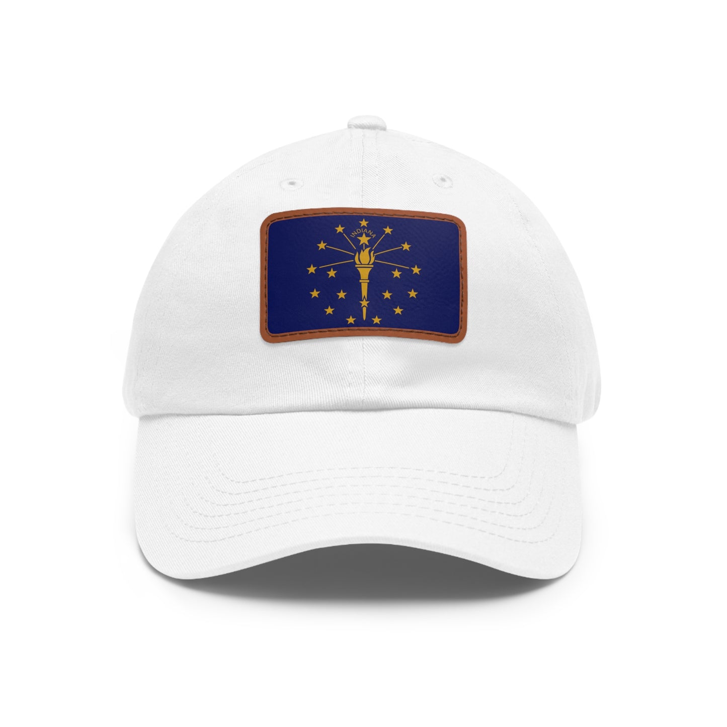 Indiana Leather Patch Hat