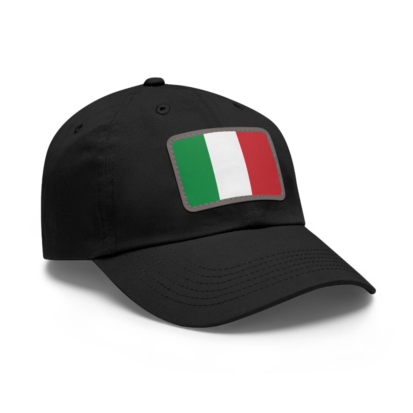 Italy Leather Patch Hat