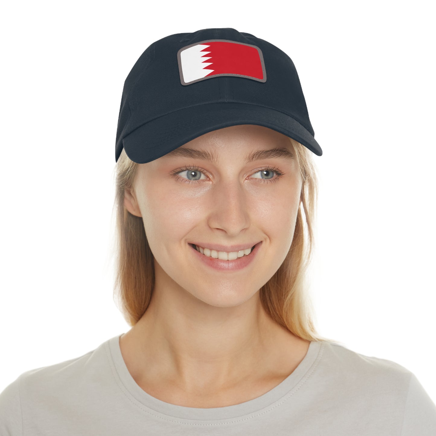Bahrain Leather Patch Hat