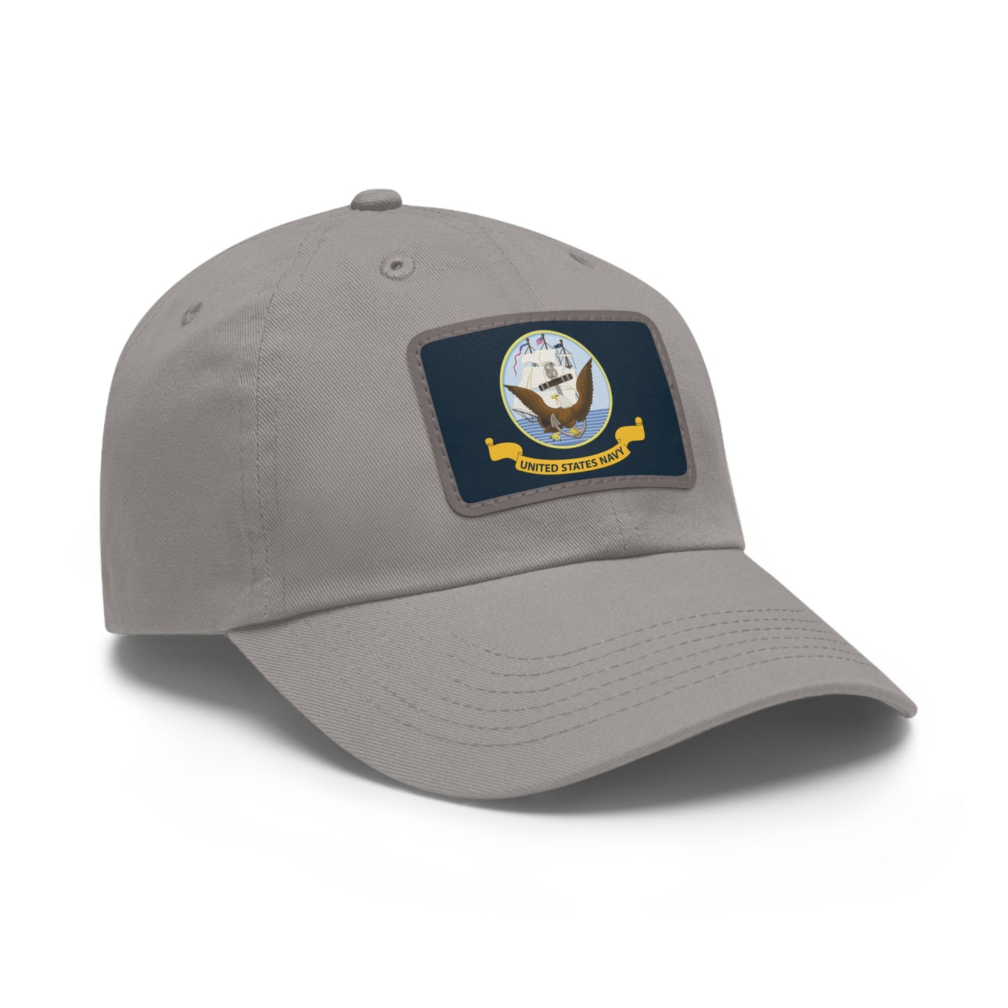 US Navy Leather Patch Hat