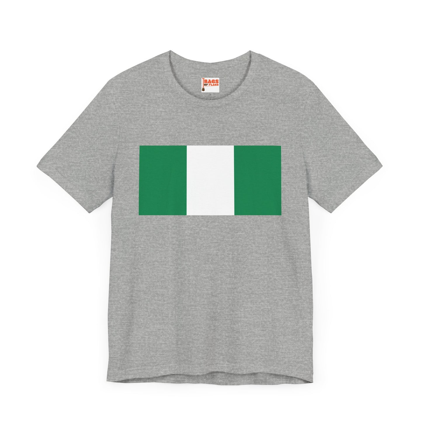 Nigeria Flag on T-shirt